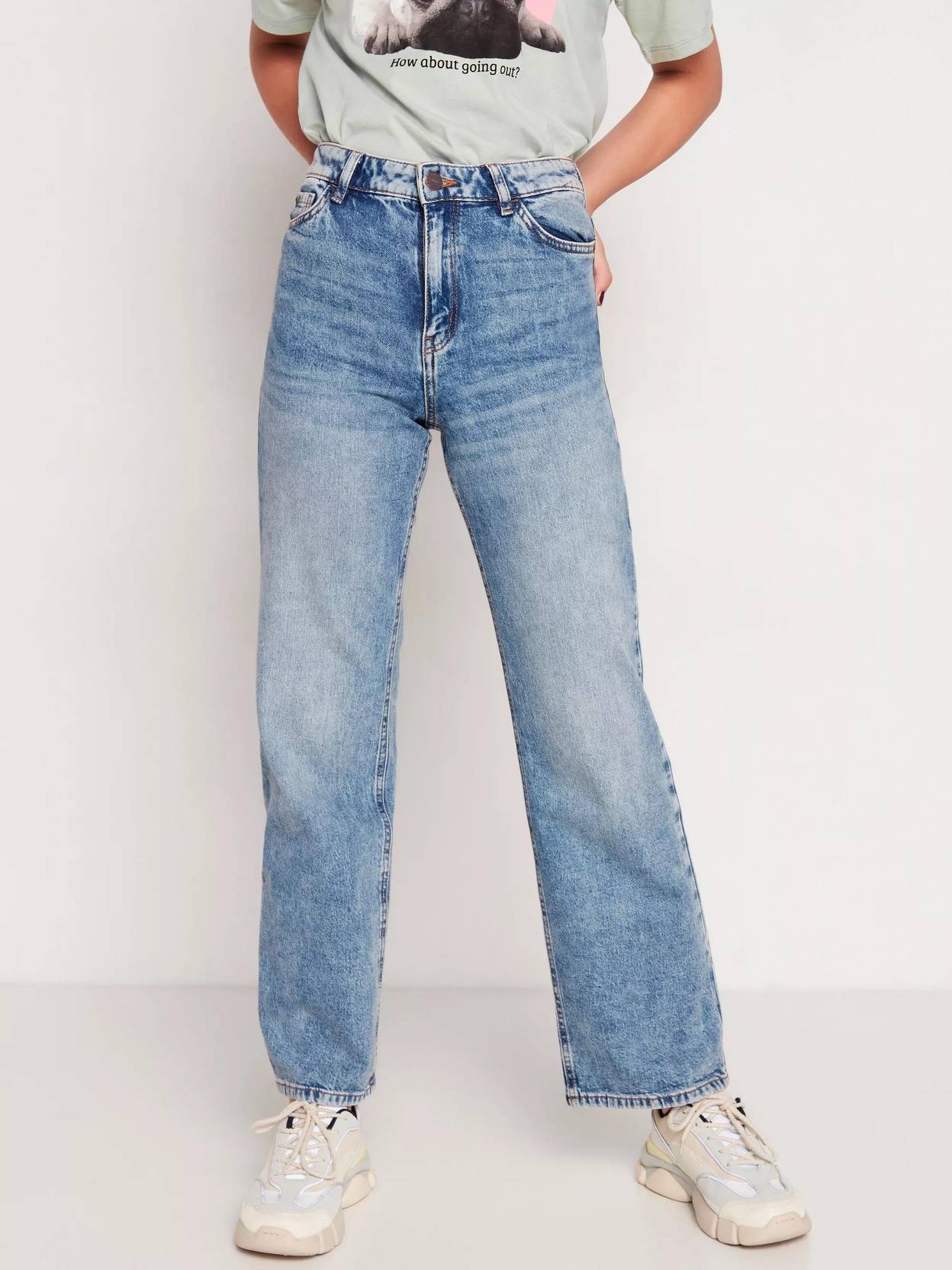 KOTTY Girls Regular Mid Rise Blue Jeans