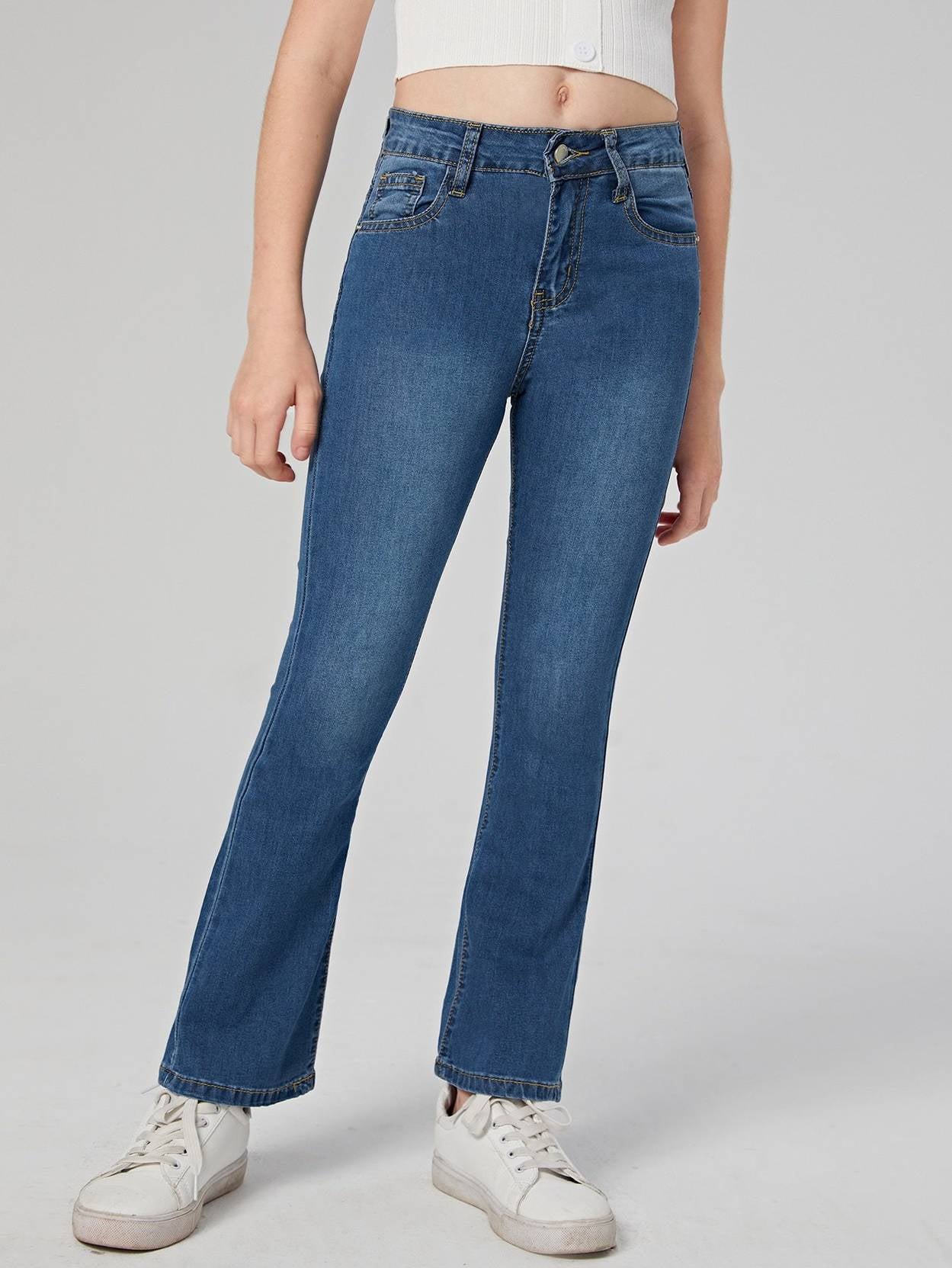 KOTTY Girls Regular Mid Rise Blue Jeans