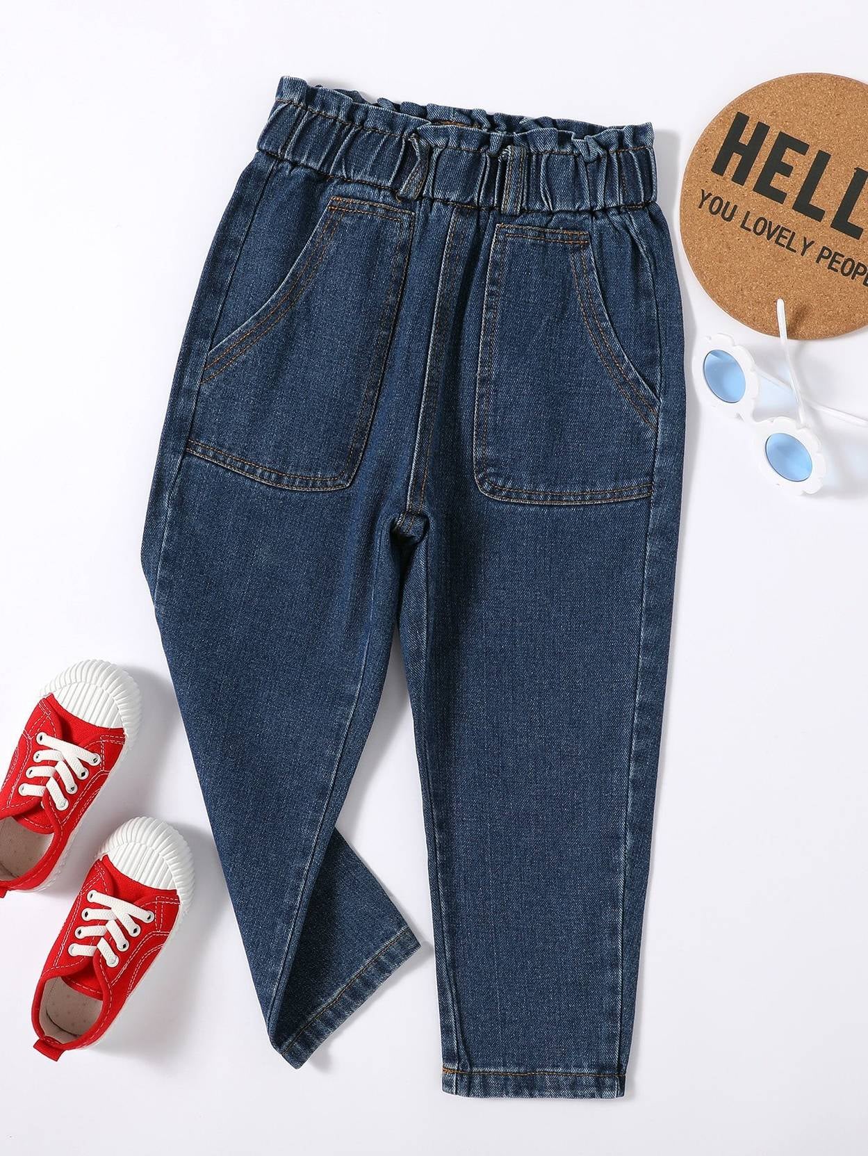 KOTTY Girls Regular Mid Rise Blue Jeans