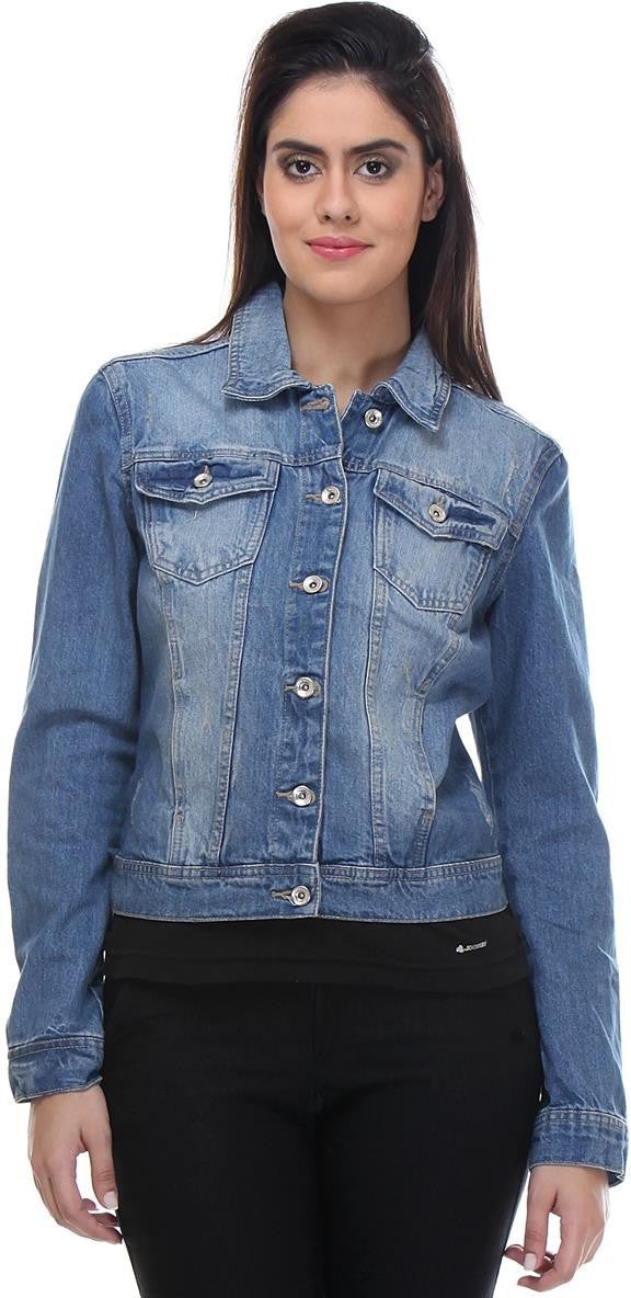 KOTTY Full Sleeve Solid Women Jacket