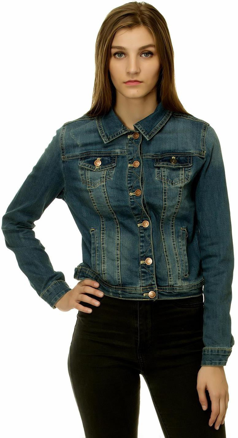 KOTTY Women Solid Denim Jacket