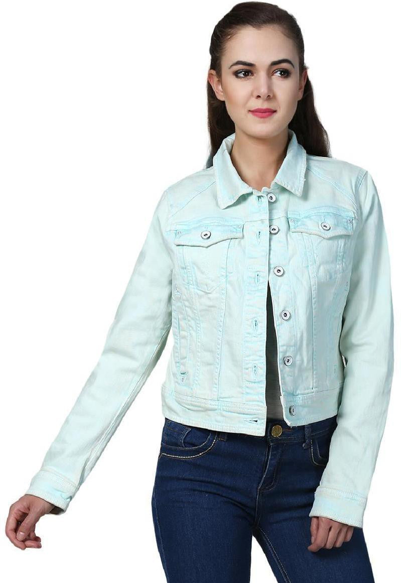 KOTTY Women Solid Denim Jacket