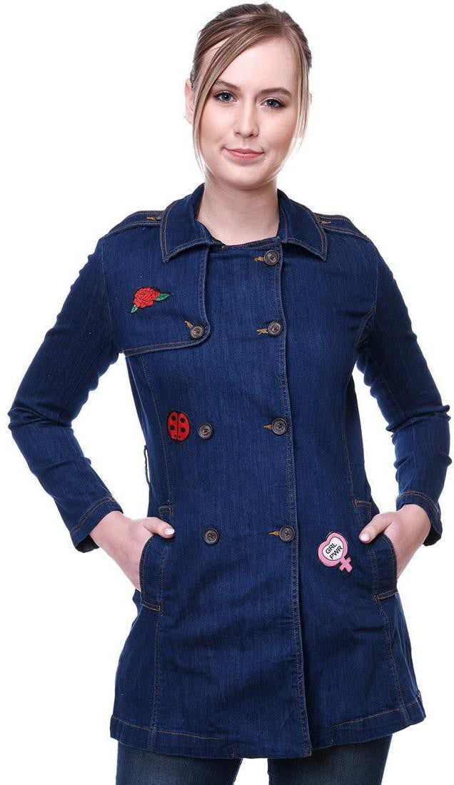KOTTY Women Solid Denim Jacket