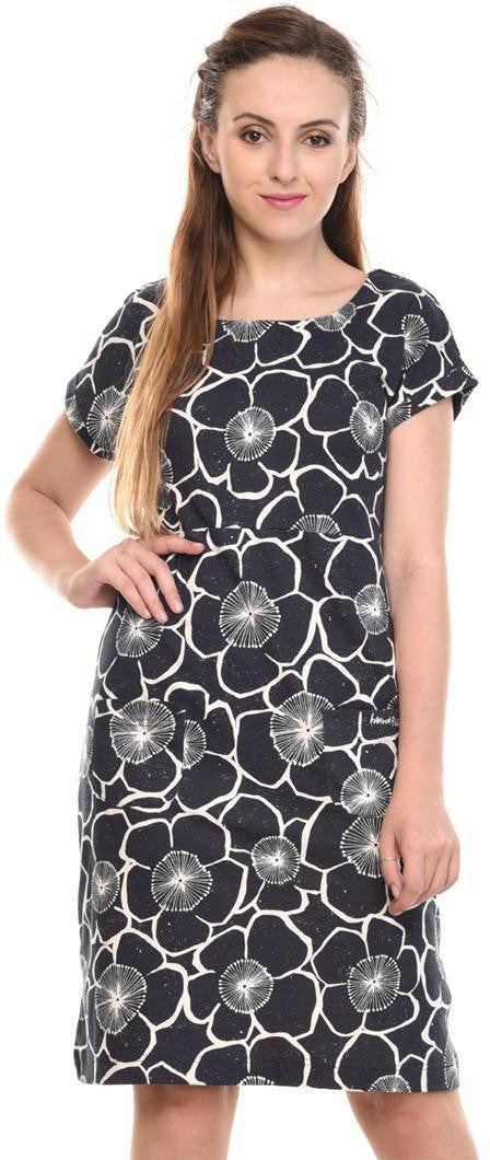 KOTTY Women's V-Neck Puff Sleeves Bodycon Dress