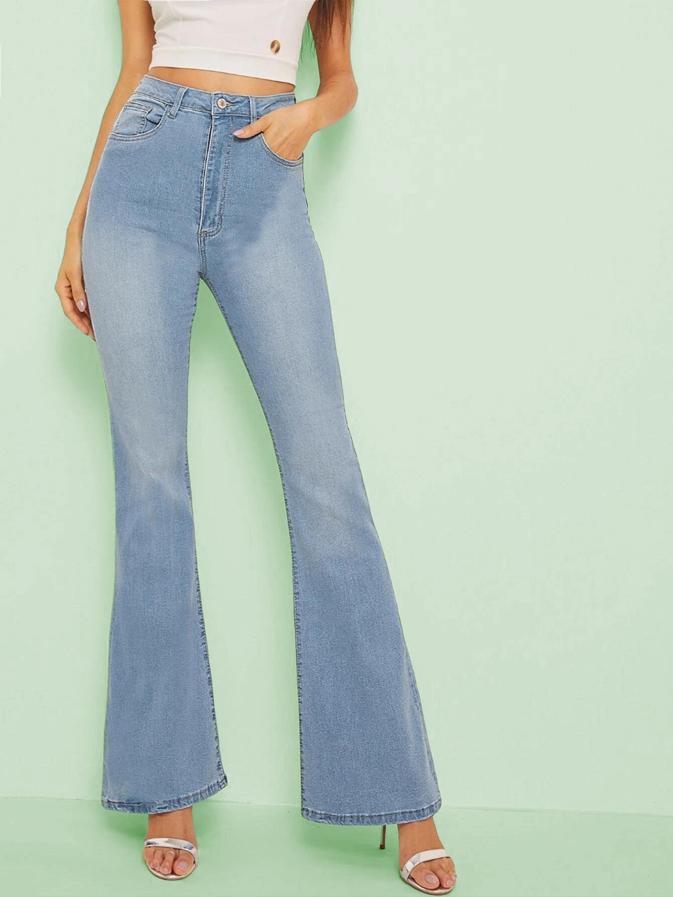 KOTTY Boot-Leg Women Blue Jeans