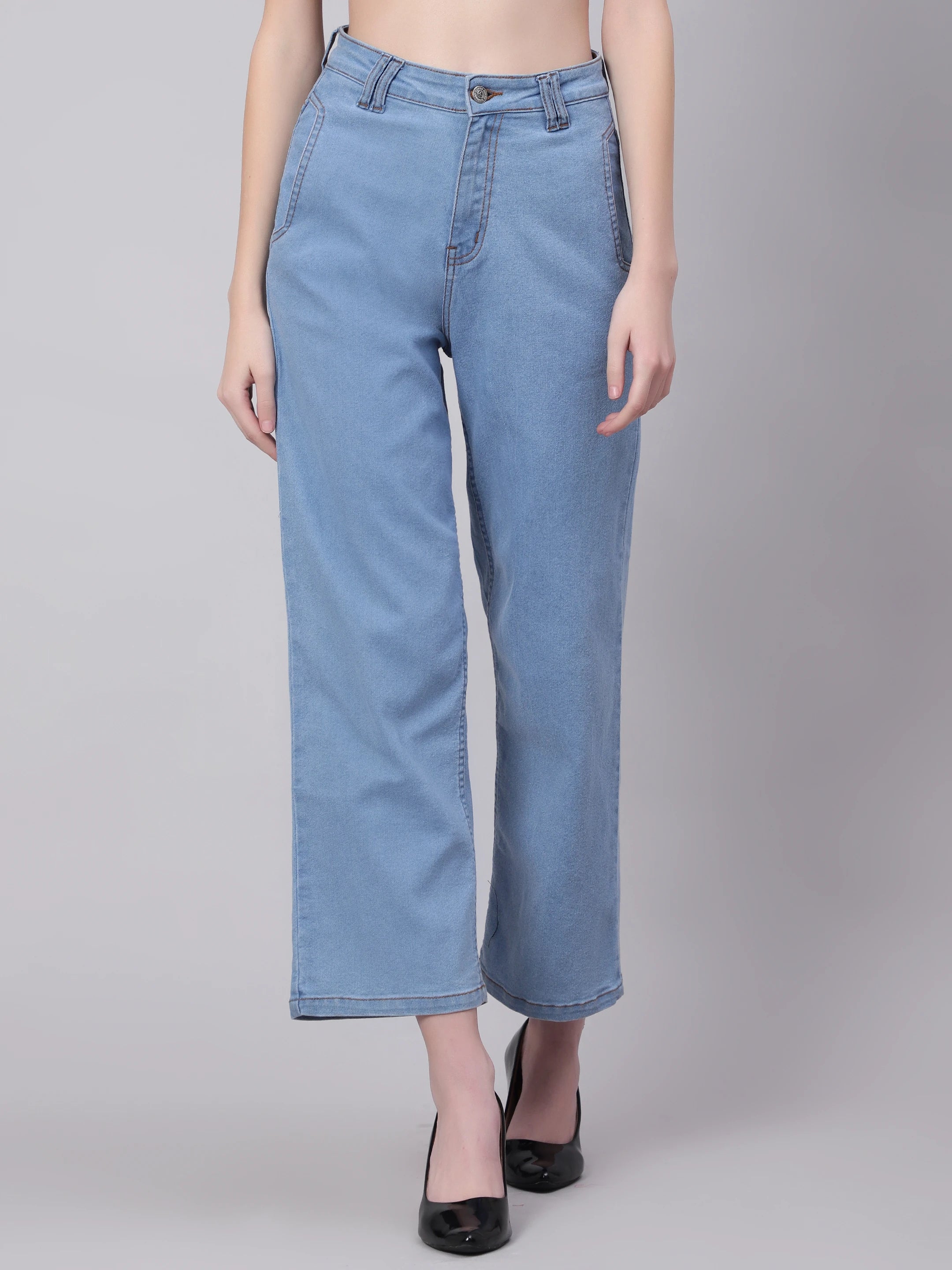 KOTTY Regular Women Light Blue Jeans