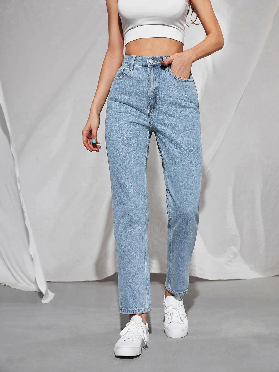 KOTTY Regular Women Light Blue Jeans
