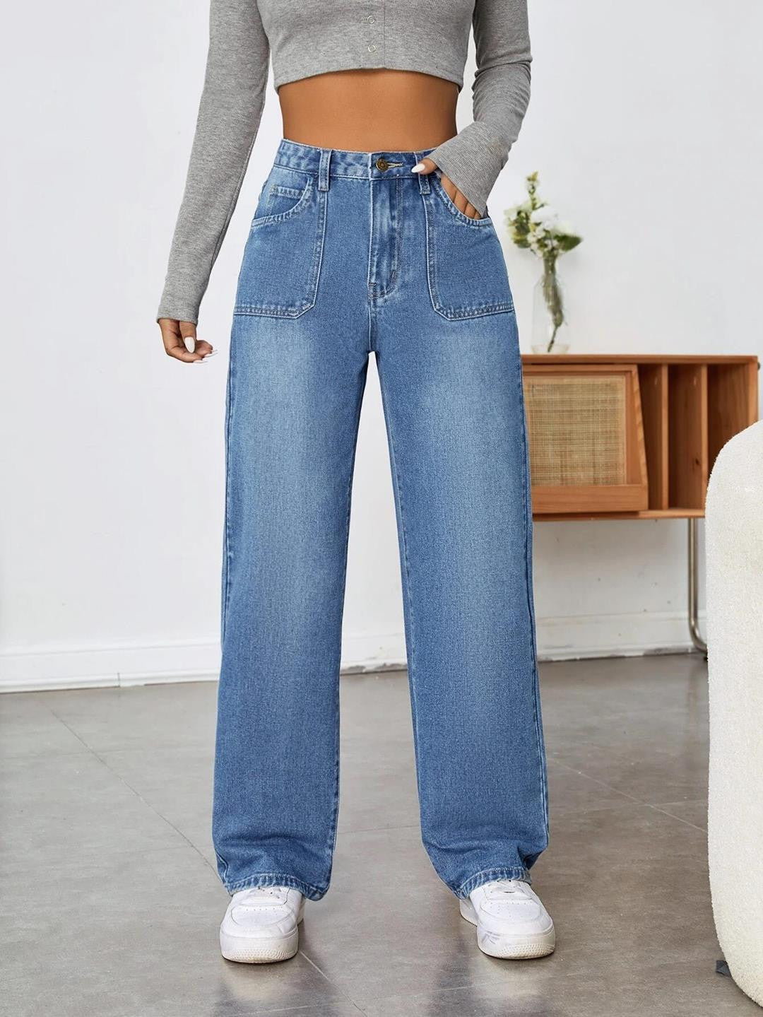 KOTTY Straight Fit Women Blue Jeans