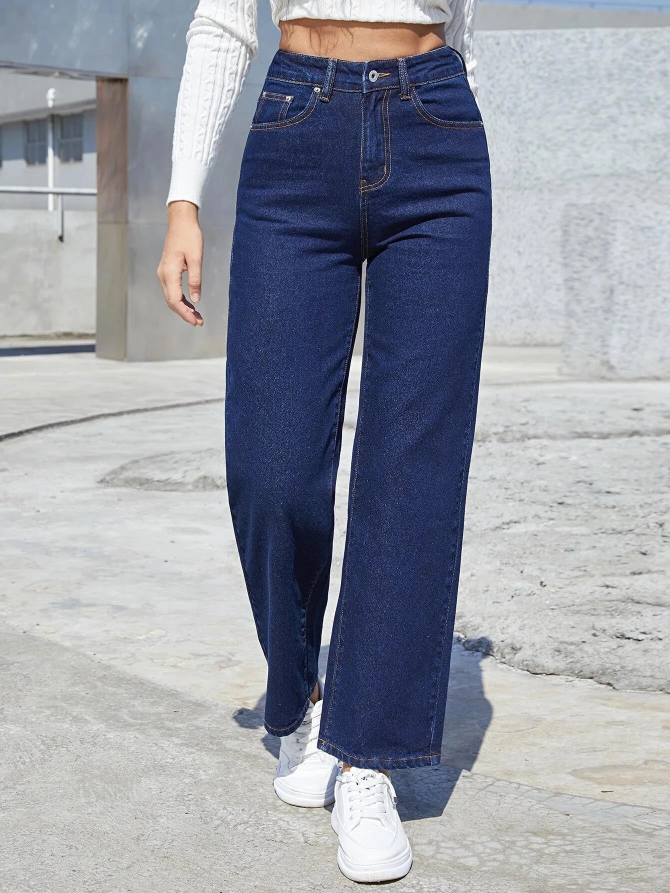 KOTTY Regular Women Dark Blue Jeans