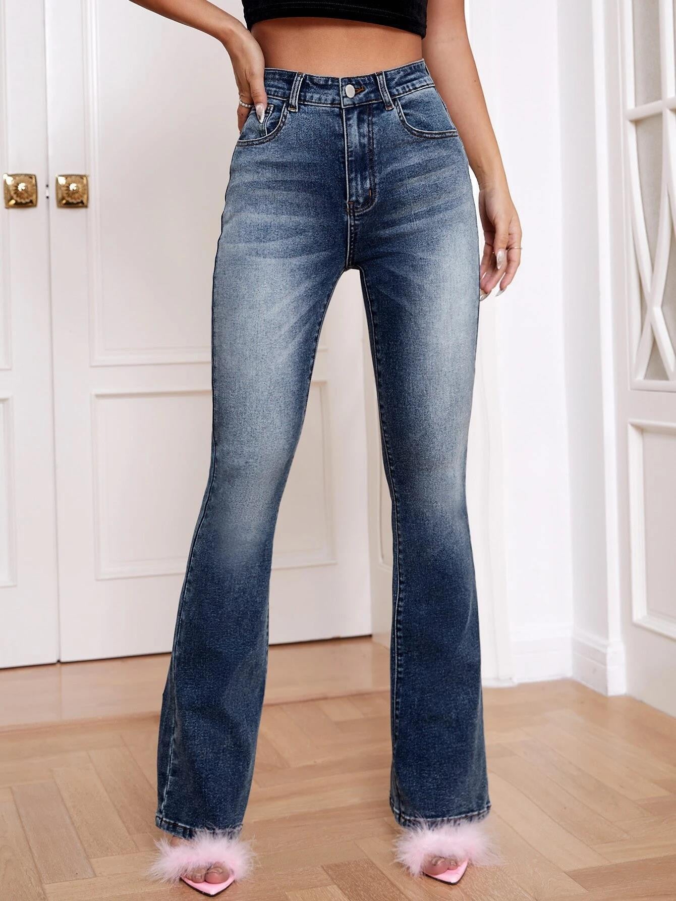 KOTTY Boot-Leg Women Blue Jeans