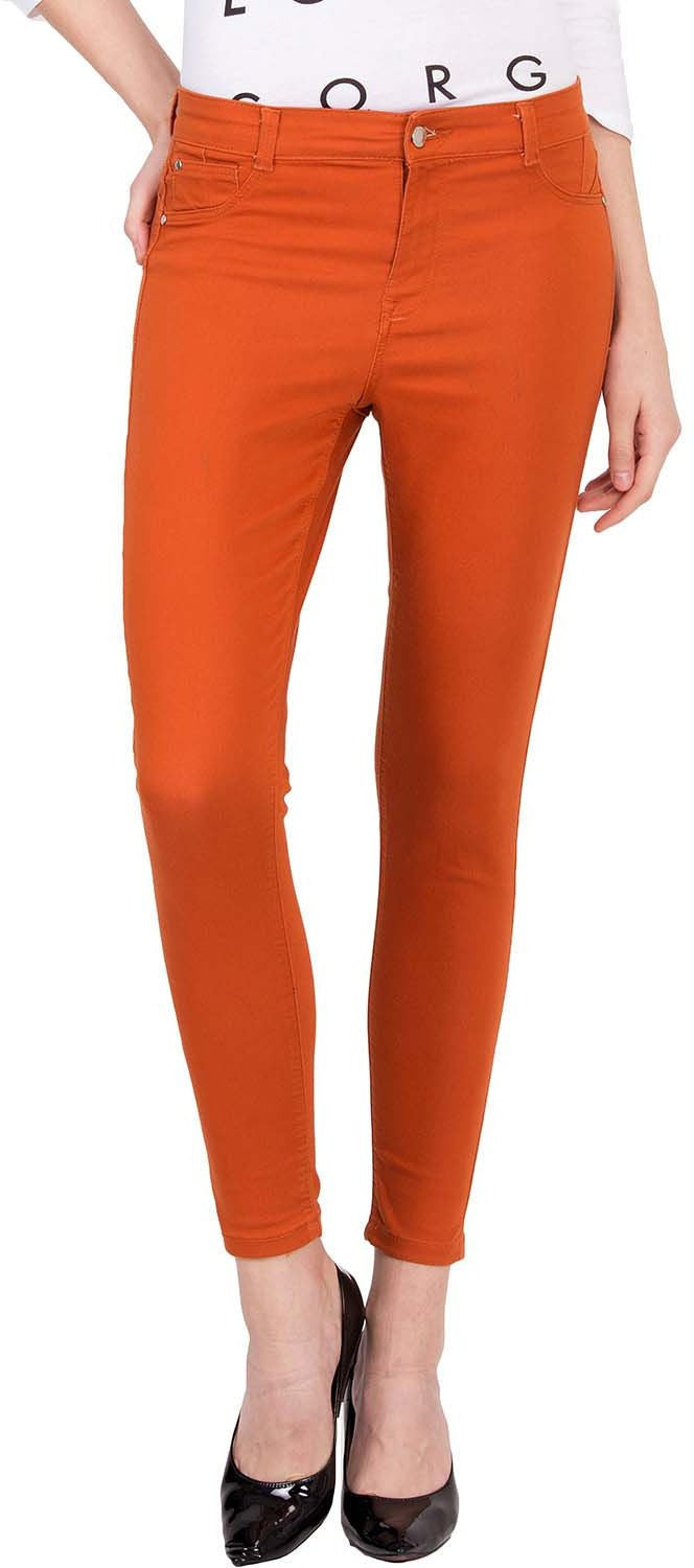 KOTTY Regular Women Orange Jeans