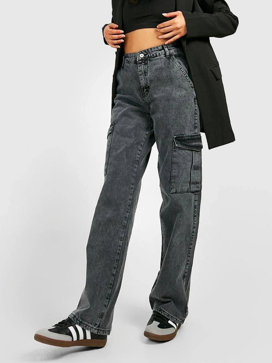 KOTTY Regular Women Dark Grey Jeans