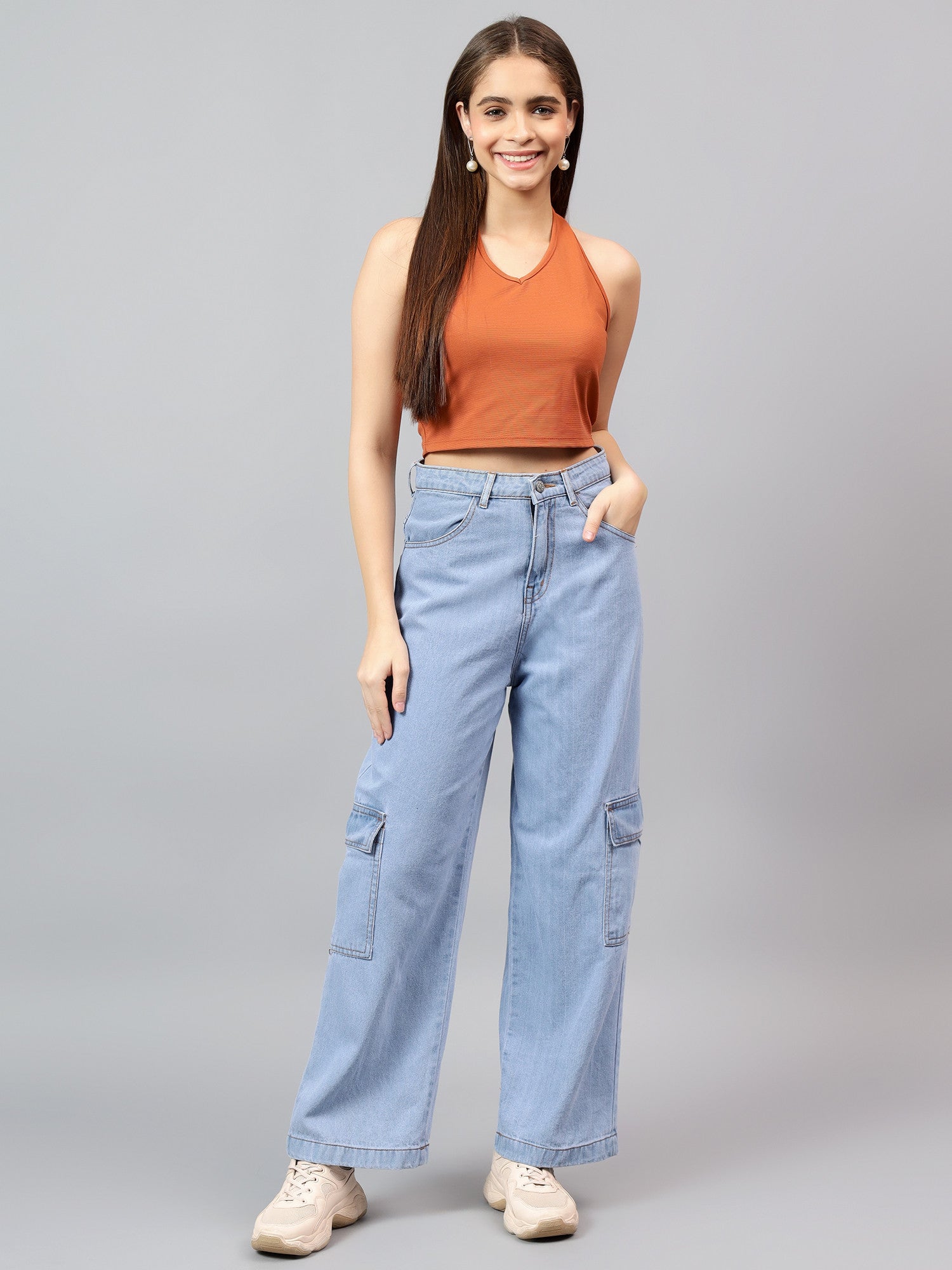 KOTTY Straight Fit Women Light Blue Jeans