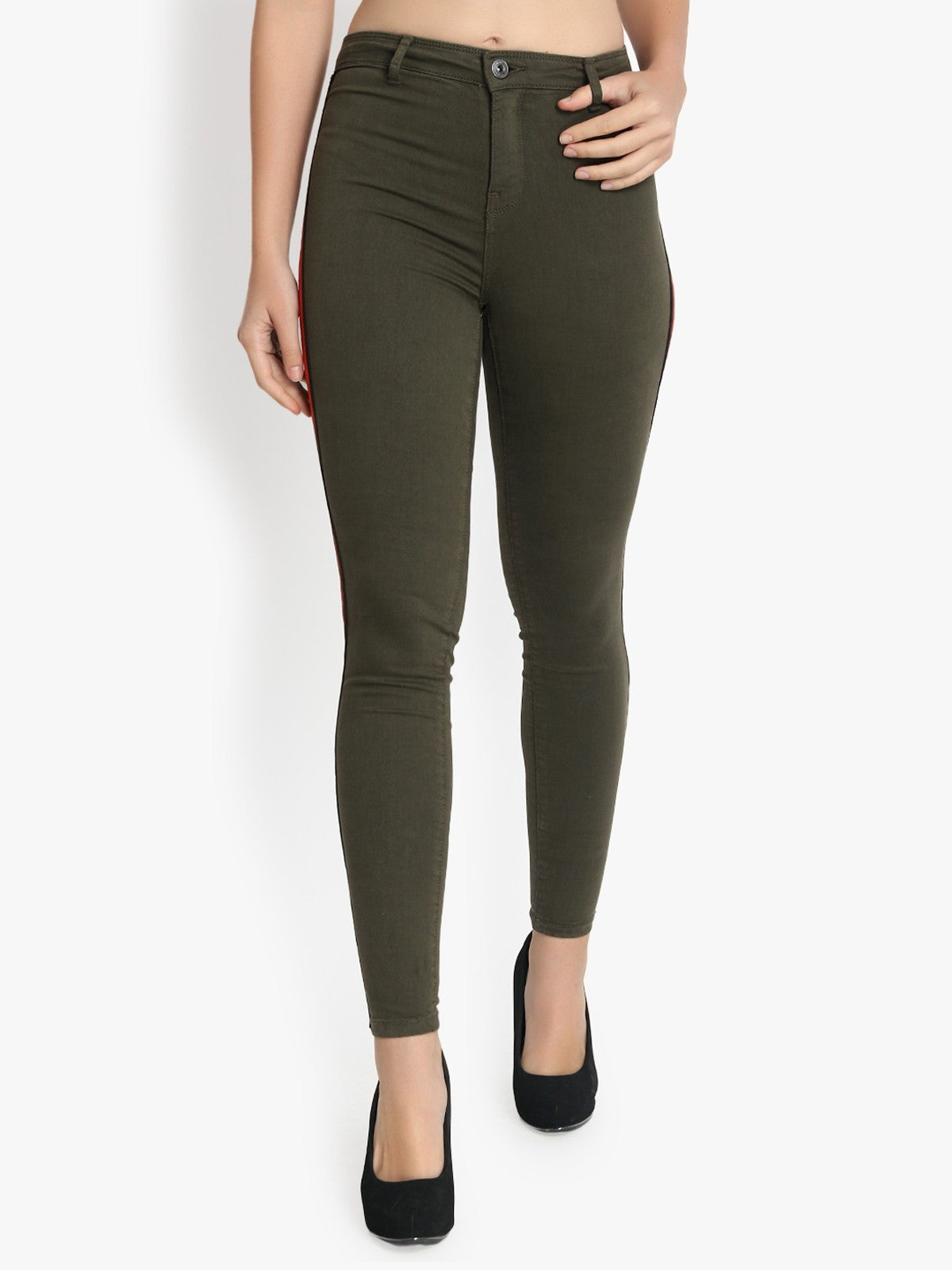 KOTTY Regular Women Green Jeans