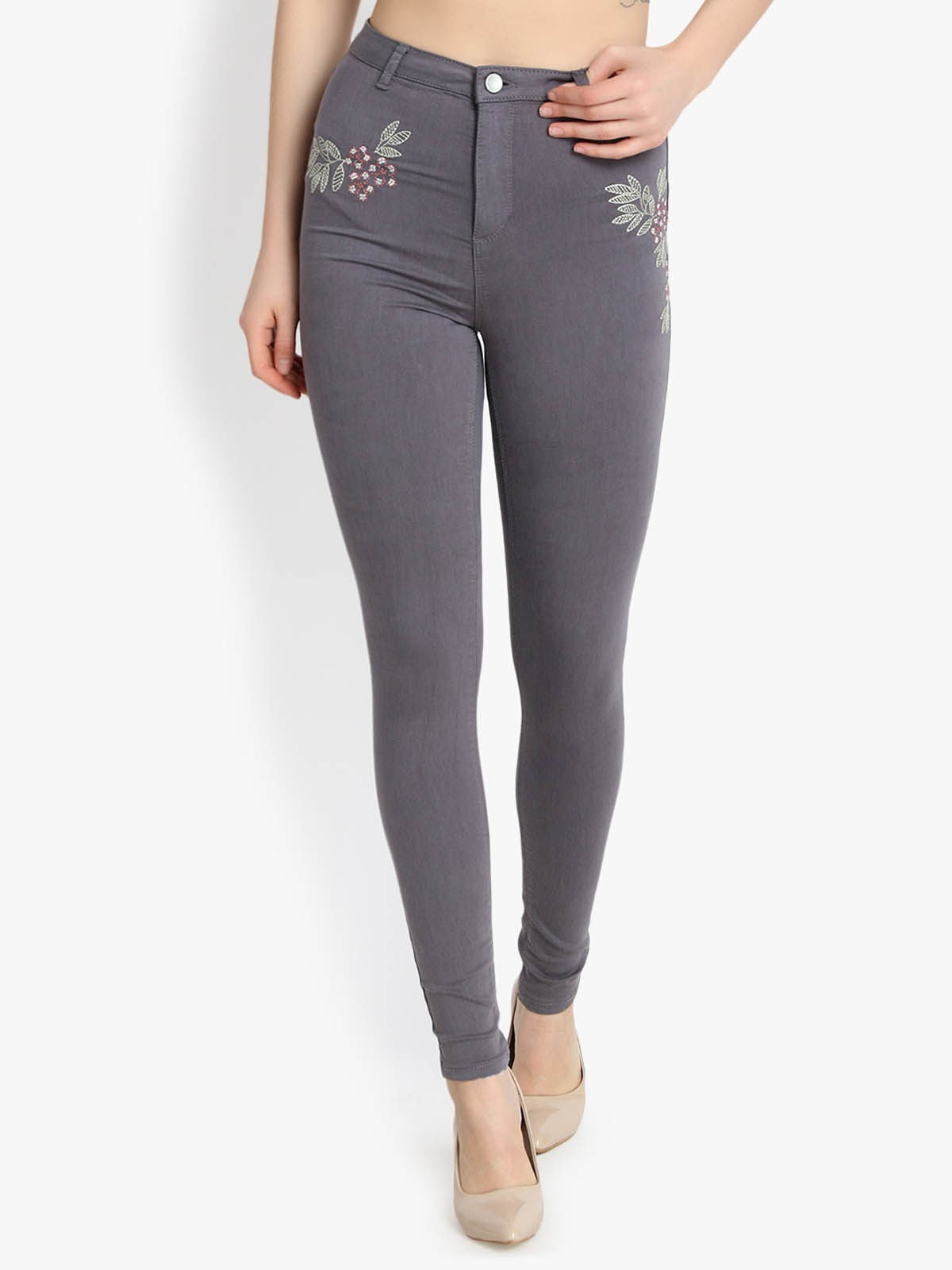 KOTTY Regular Women Grey Jeans