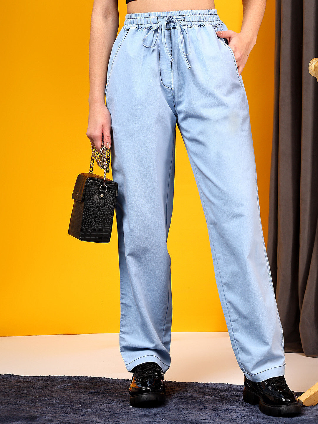 KOTTY Regular Women Light Blue Jeans