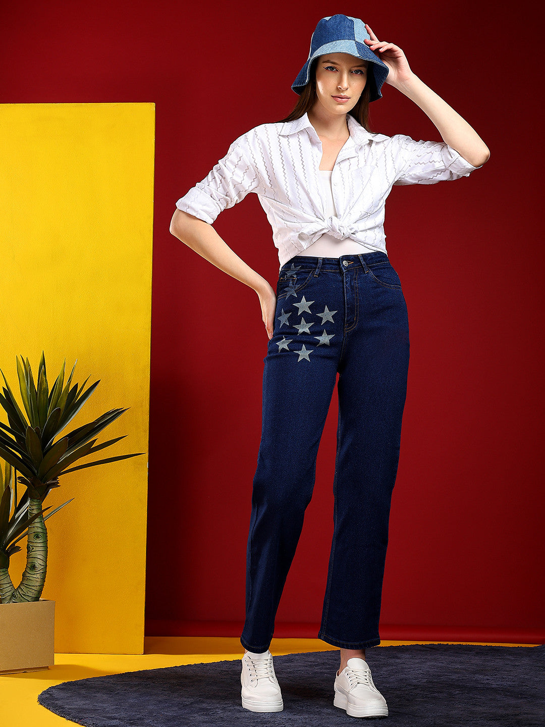 KOTTY Regular Women Dark Blue Jeans