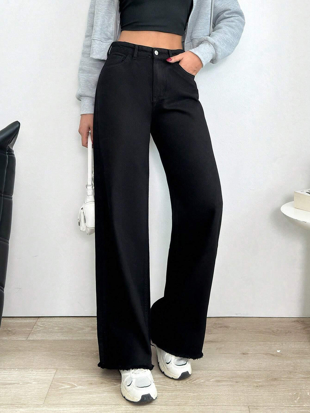 KOTTY Solid Womens Casual Regular Jeans
