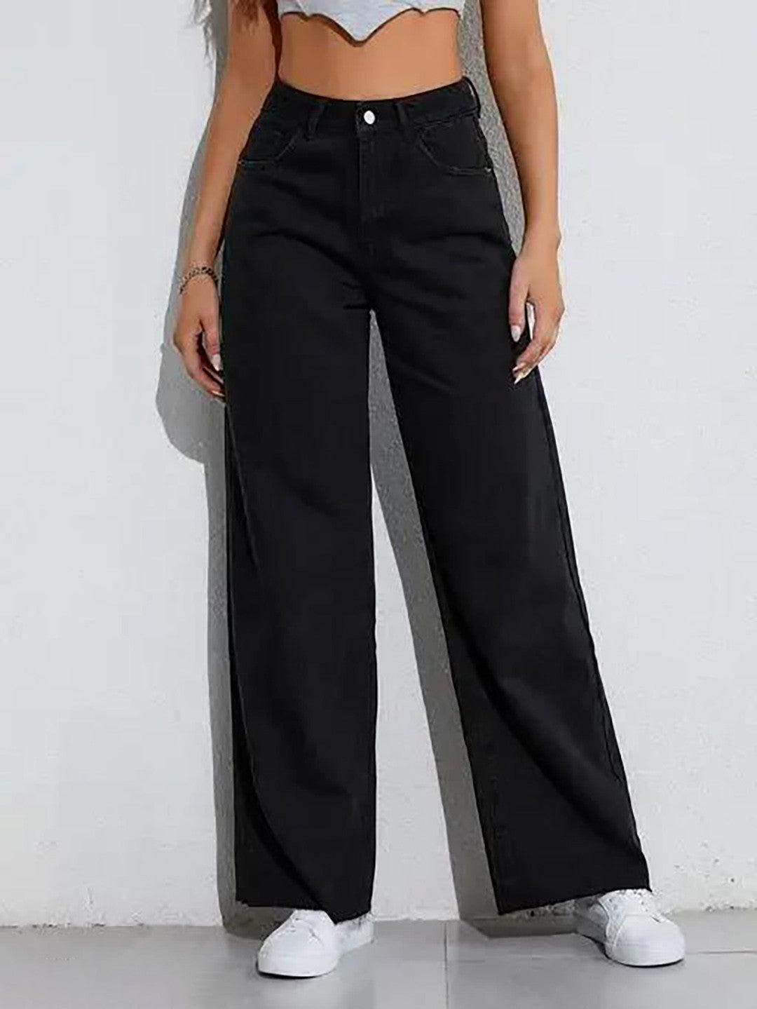 KOTTY Solid Womens Casual Regular Jeans