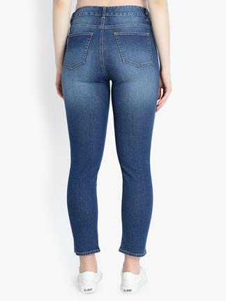 KOTTY Women High Rise Skinny Cotton Jeans