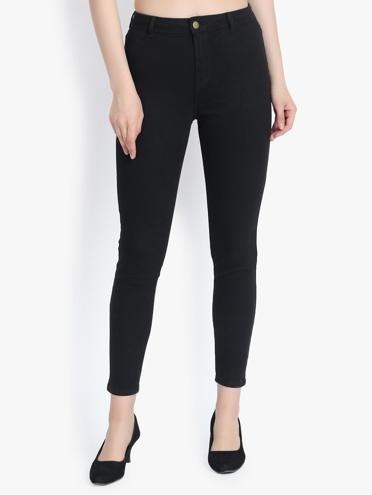 KOTTY Regular Women Black Jeans