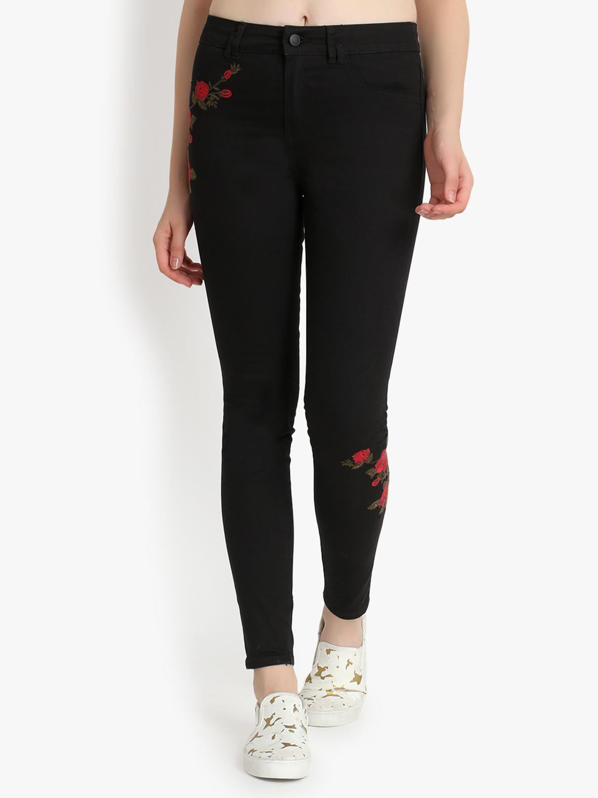 KOTTY Regular Women Black Jeans