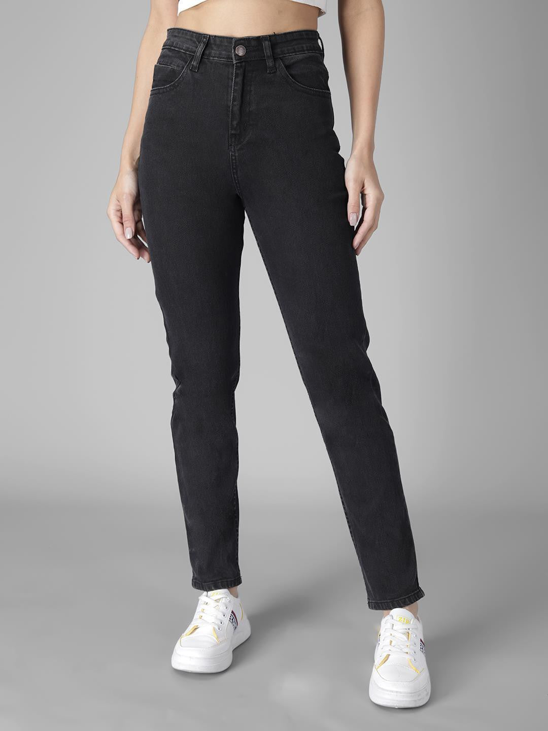 KOTTY Regular Women Black Jeans