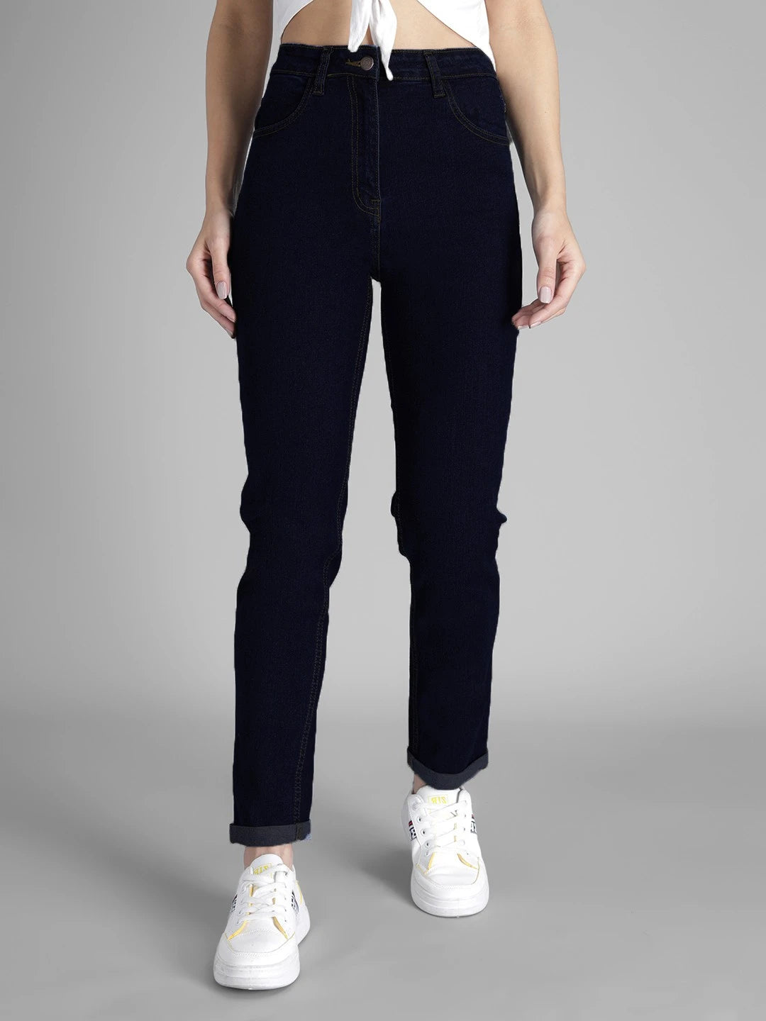 KOTTY Regular Women Dark Blue Jeans