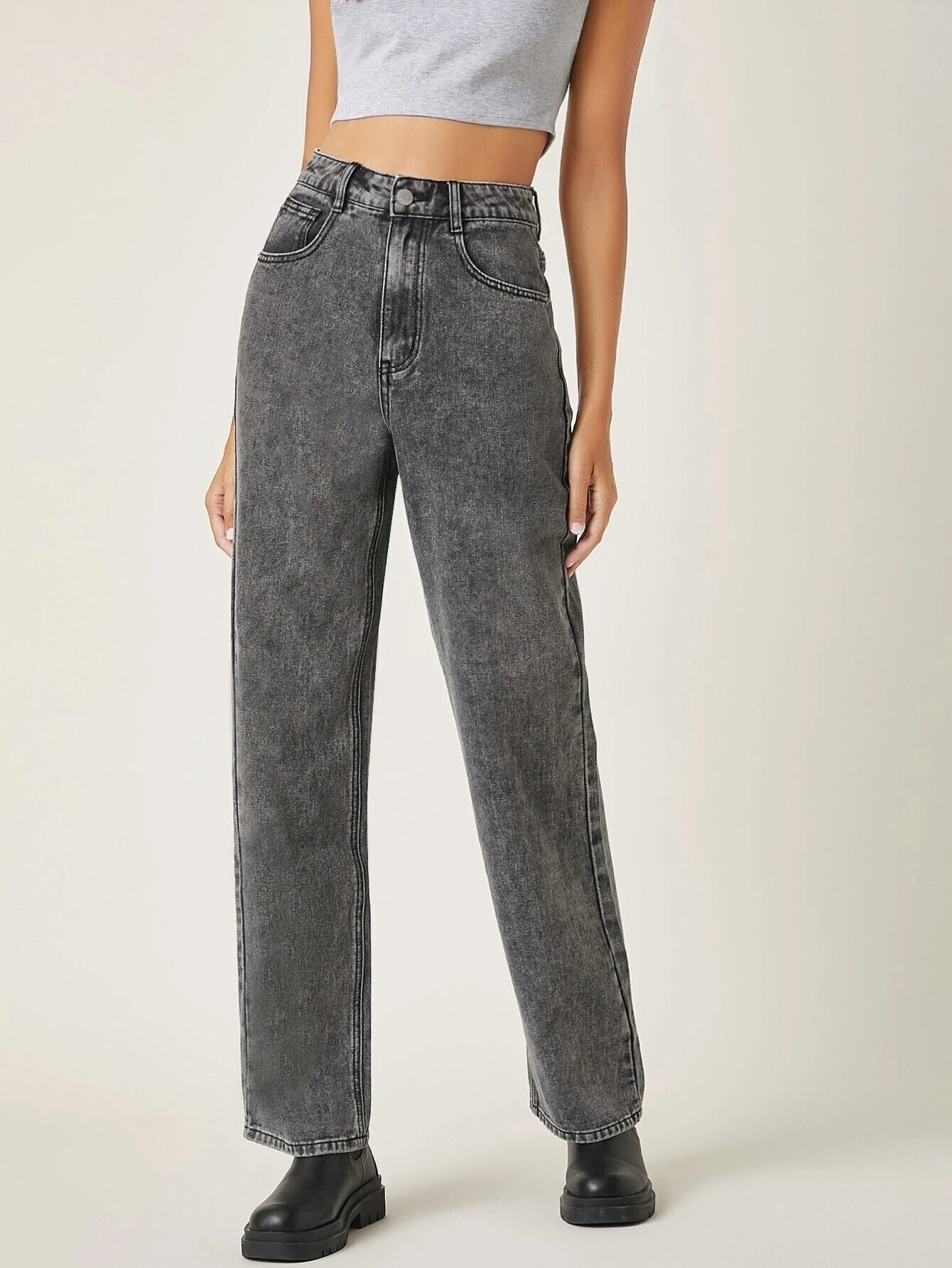 KOTTY Regular Women Dark Grey Jeans
