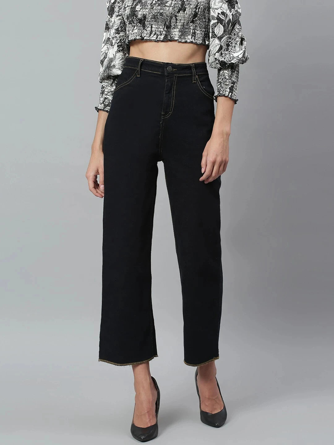 KOTTY Regular Women Black Jeans