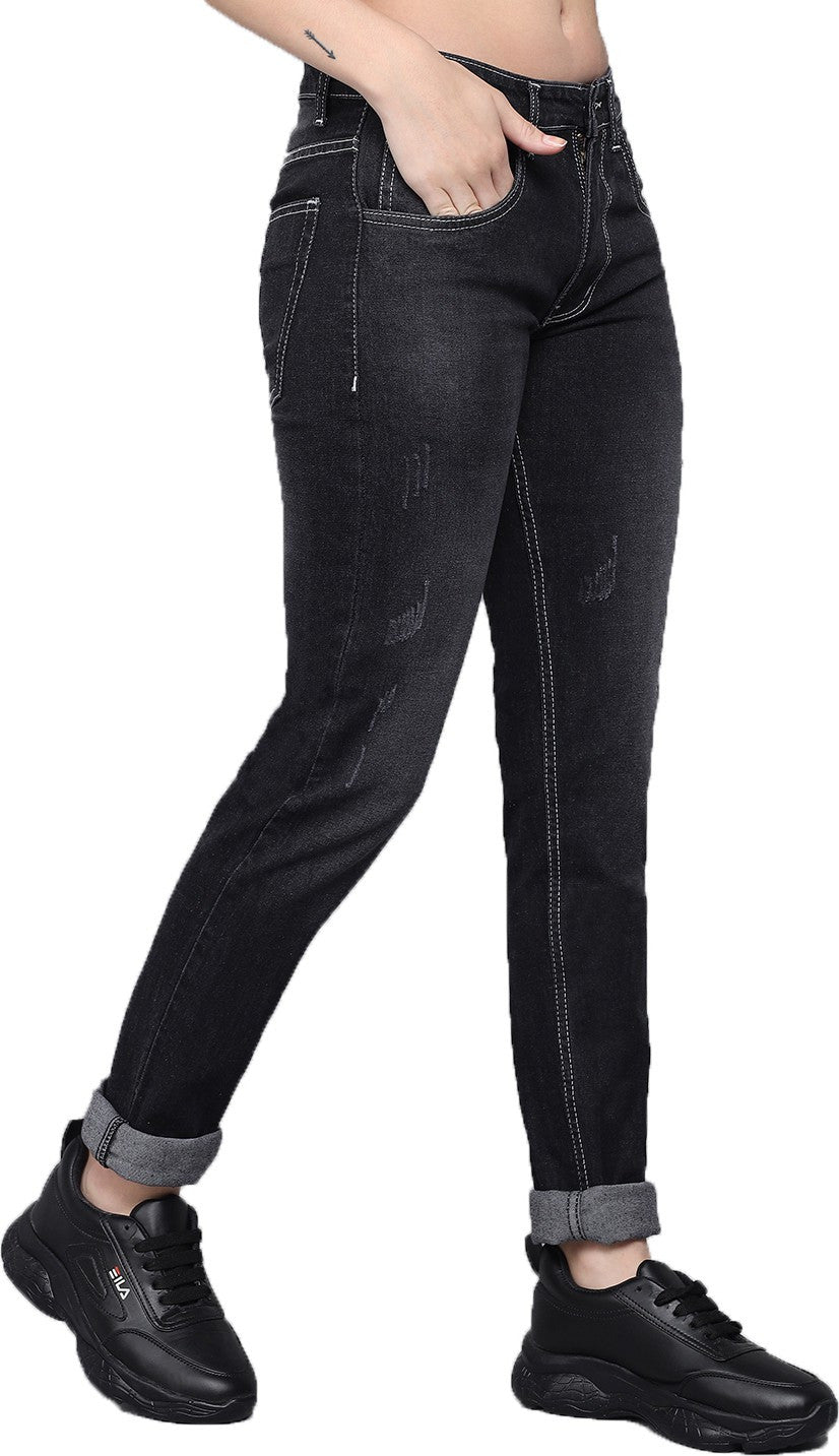 KOTTY Regular Women Black Jeans