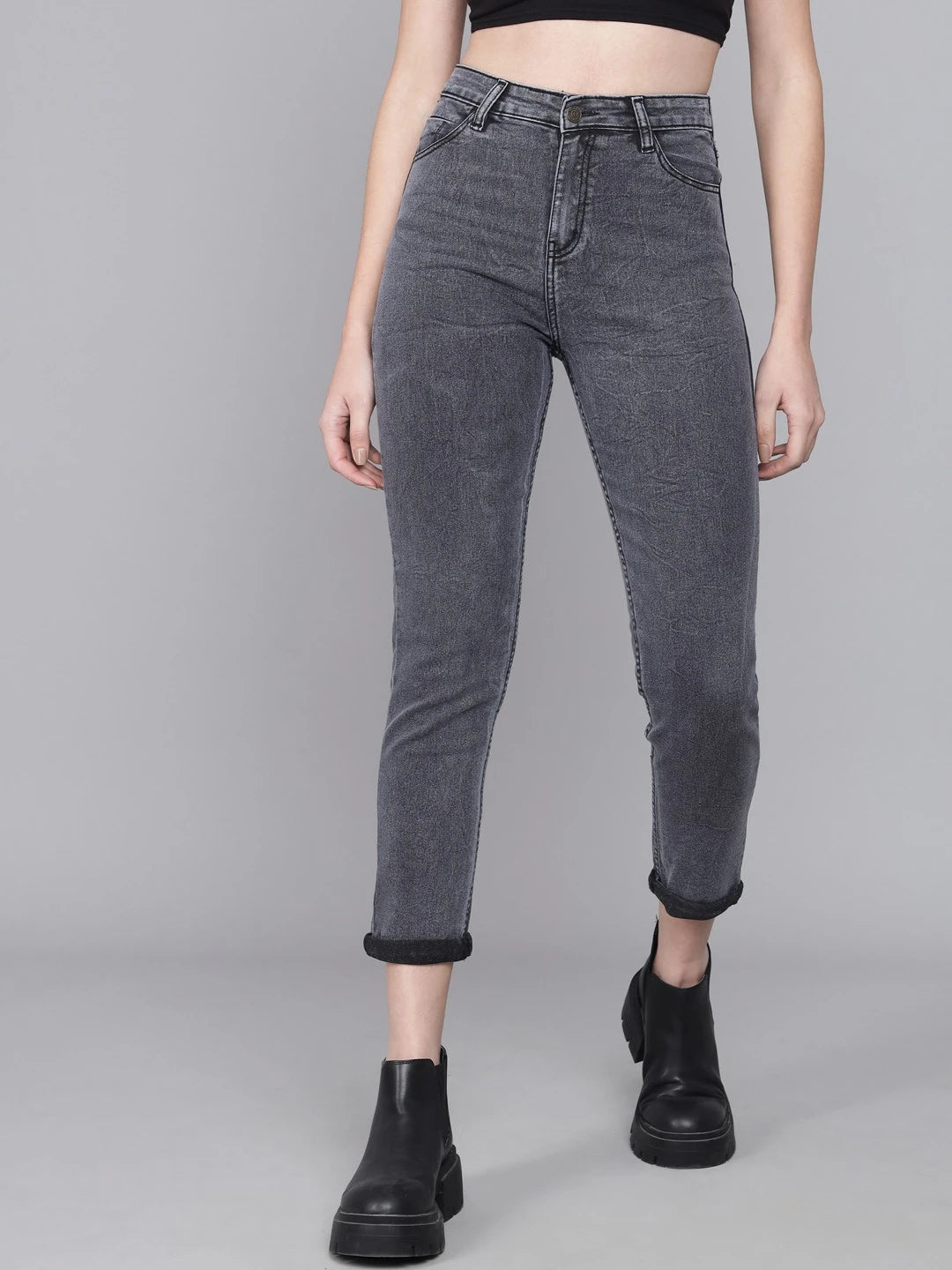 KOTTY Regular Women Grey Jeans