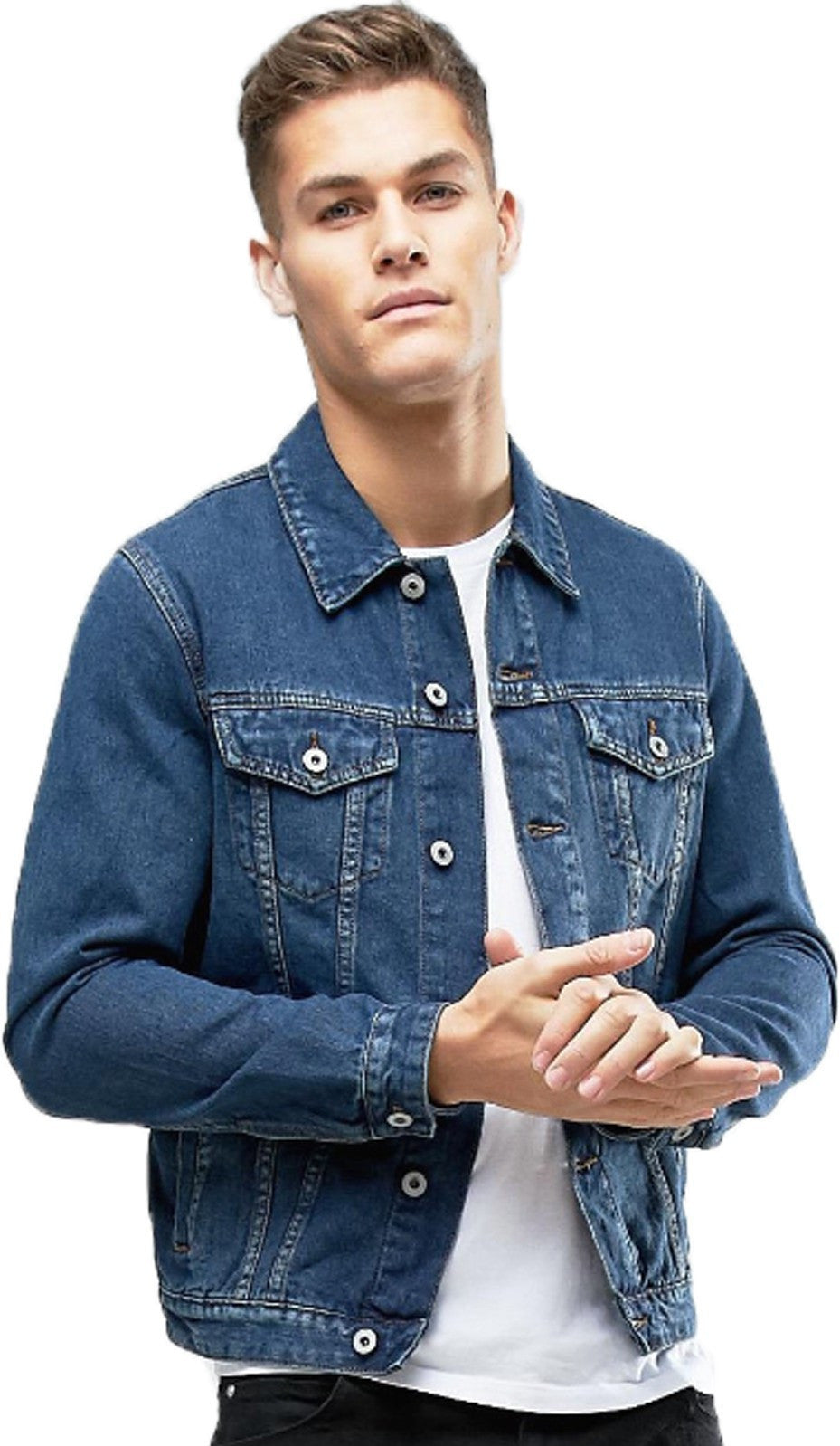 KOTTY Full Sleeve Washed Men Jacket