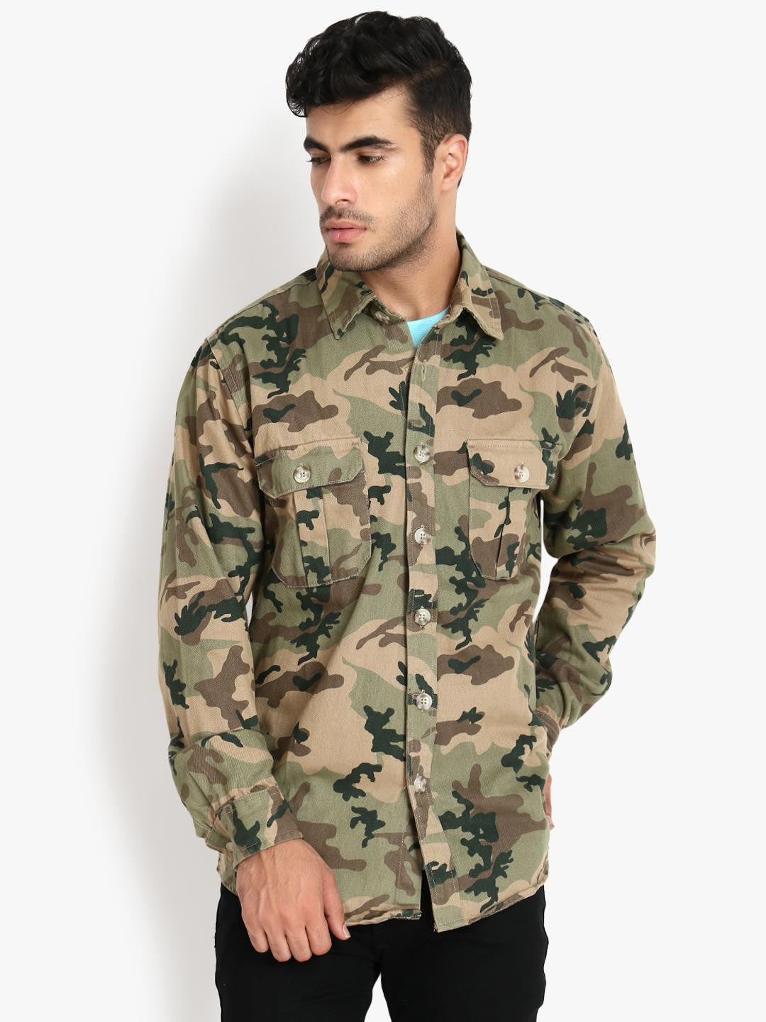 KOTTY Full Sleeve Printed Men Jacket