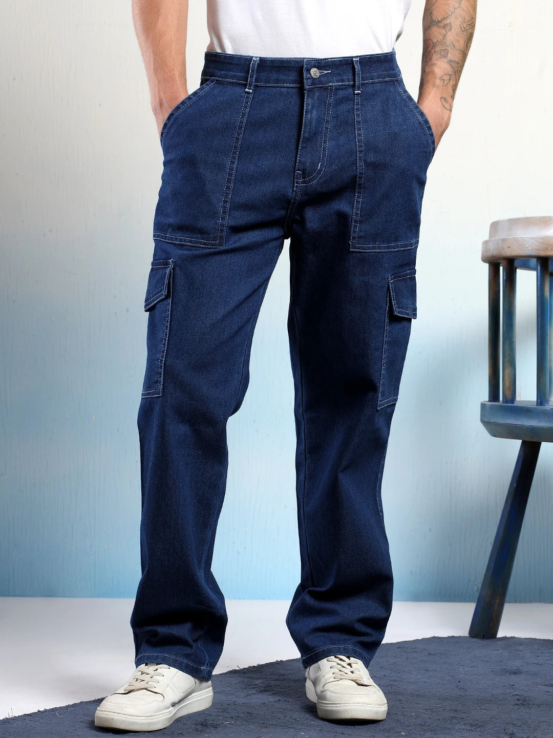 KOTTY Straight Fit Men Blue Jeans