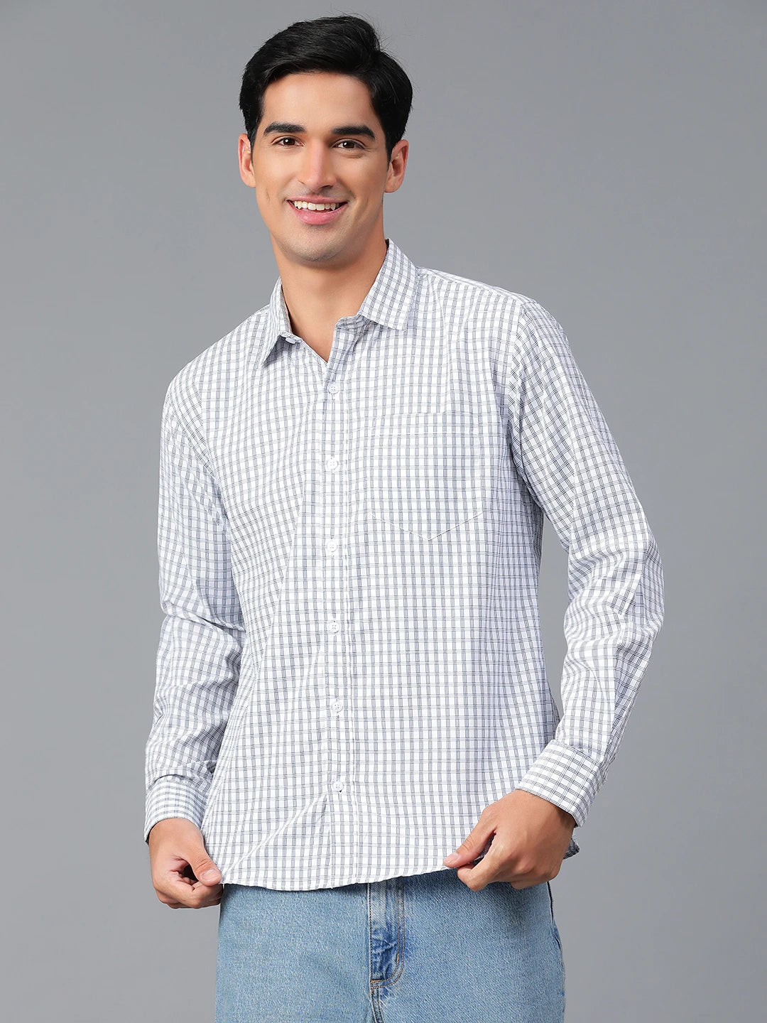 KOTTY Men Checkered Casual Multicolor Shirt