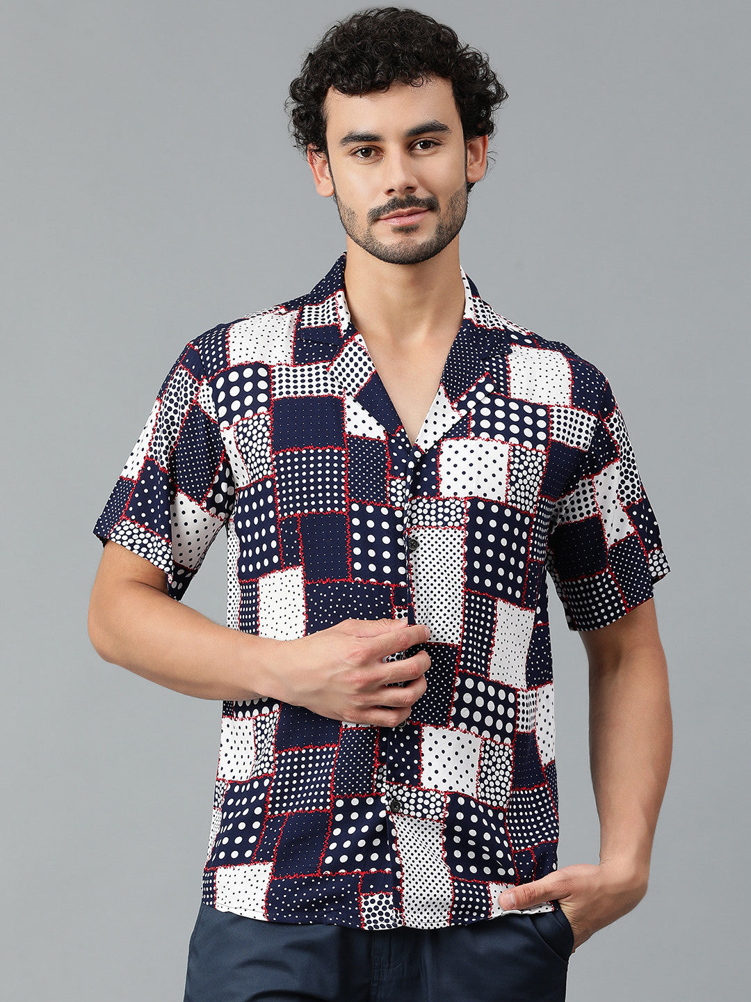 KOTTY Men Printed Casual Multicolor Shirt