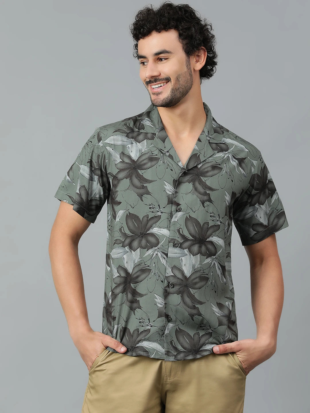 KOTTY Men Printed Casual Multicolor Shirt