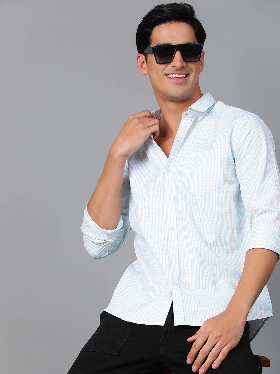 KOTTY Men Striped Casual Multicolor Shirt