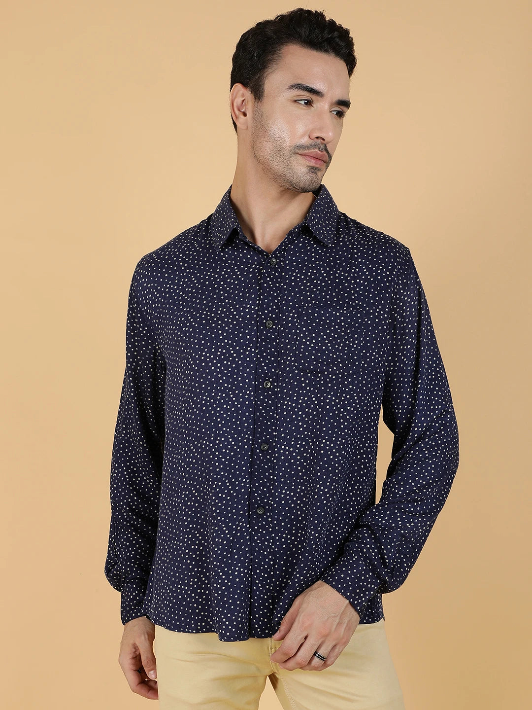 KOTTY Men Printed Casual Multicolor Shirt