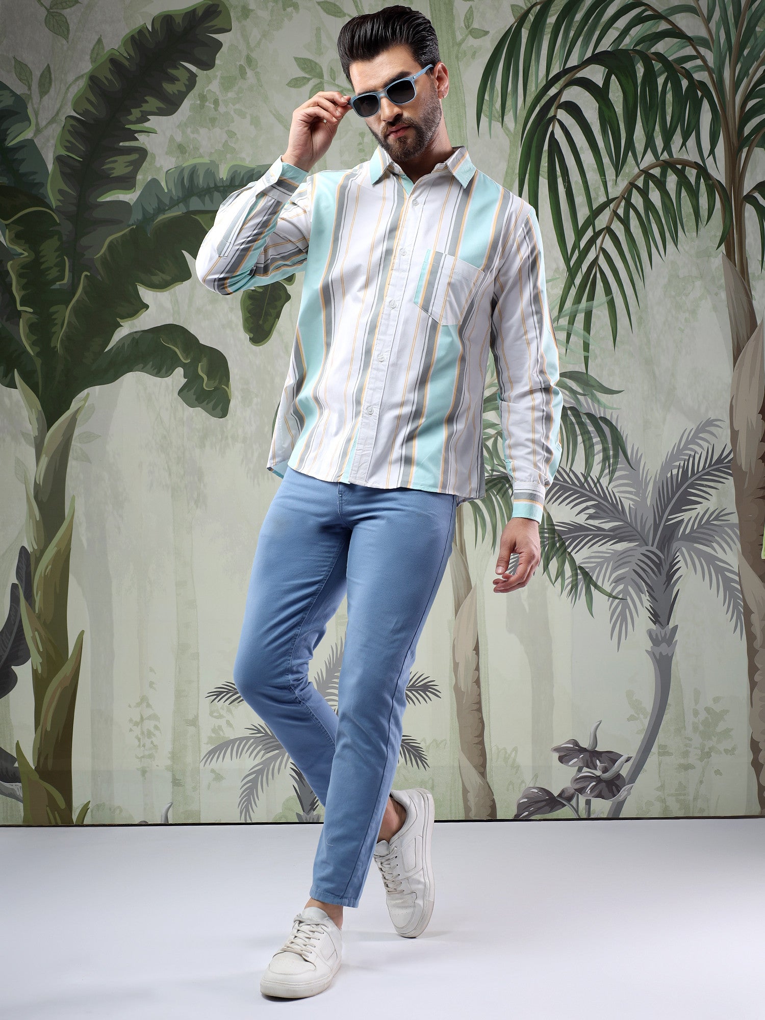 KOTTY Men Checkered Casual Multicolor Shirt