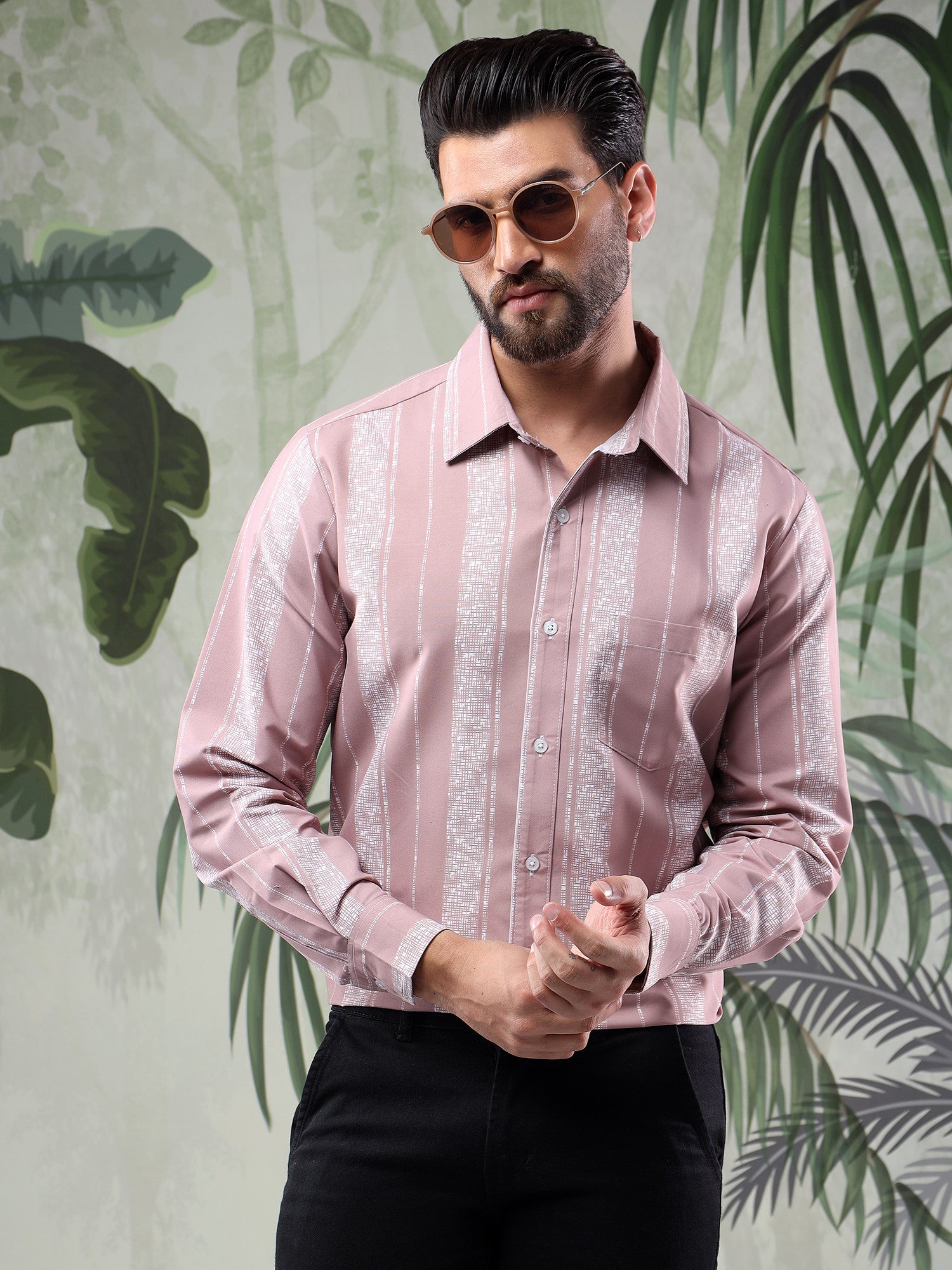 KOTTY Men Printed Casual Multicolor Shirt