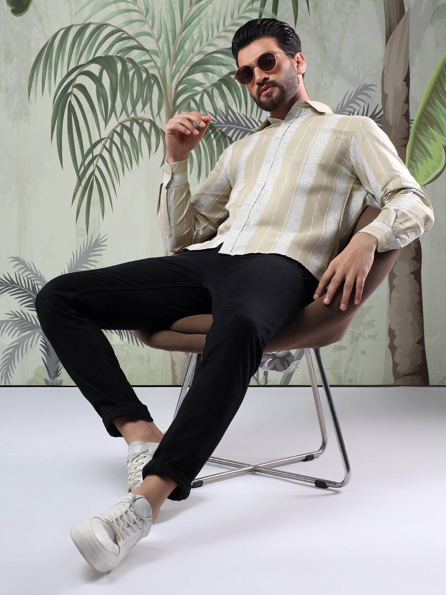 KOTTY Men Printed Casual Multicolor Shirt