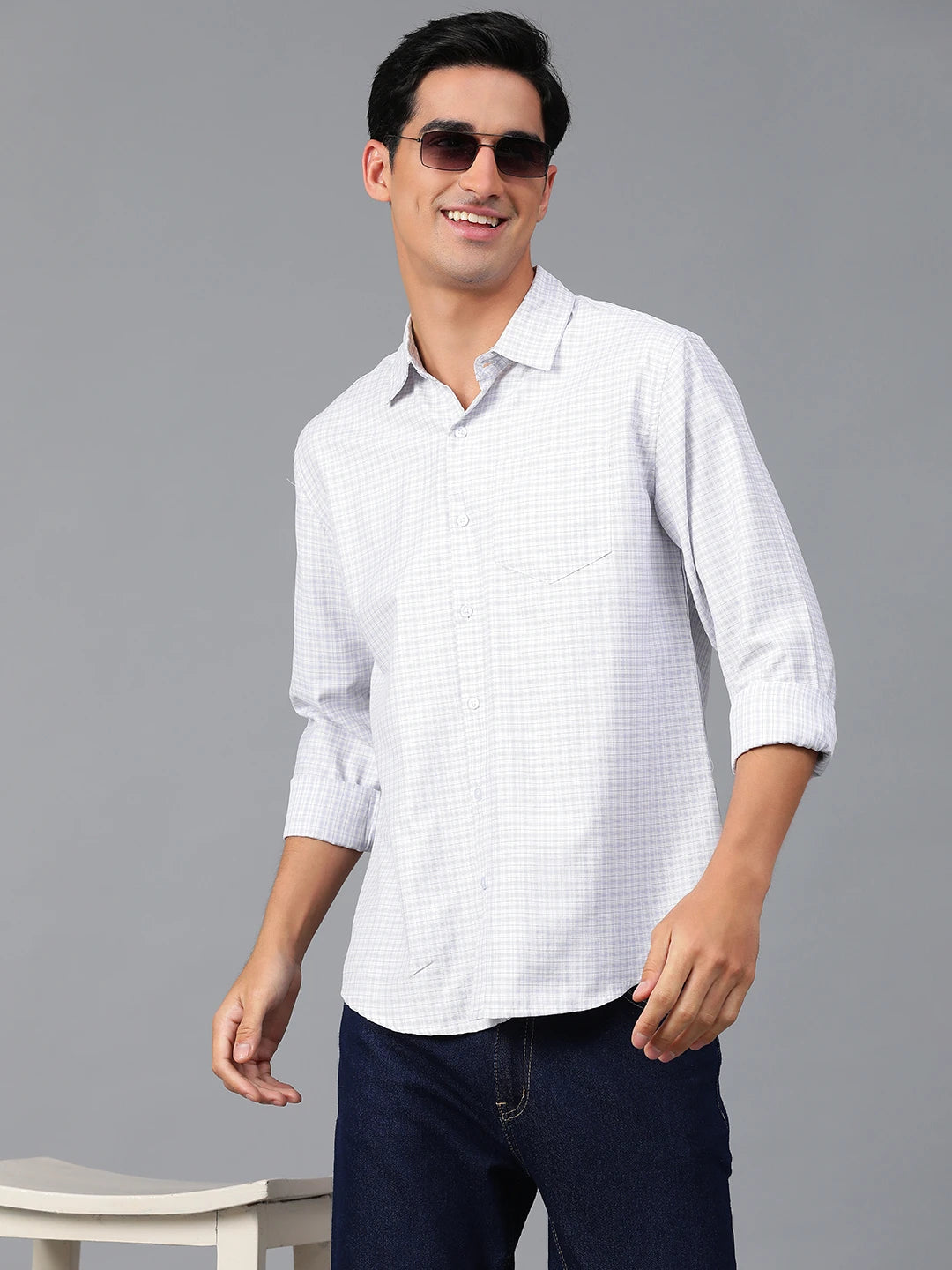 KOTTY Men Checkered Casual Multicolor Shirt