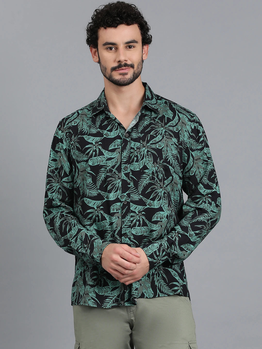KOTTY Men Printed Casual Multicolor Shirt