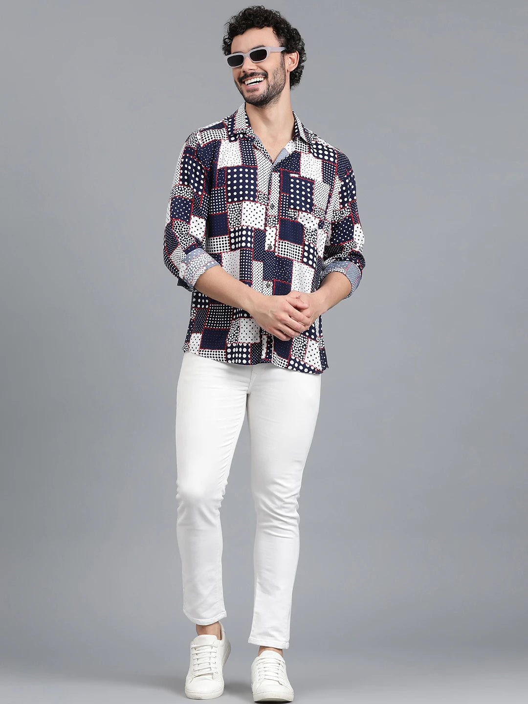 KOTTY Men Printed Casual Multicolor Shirt