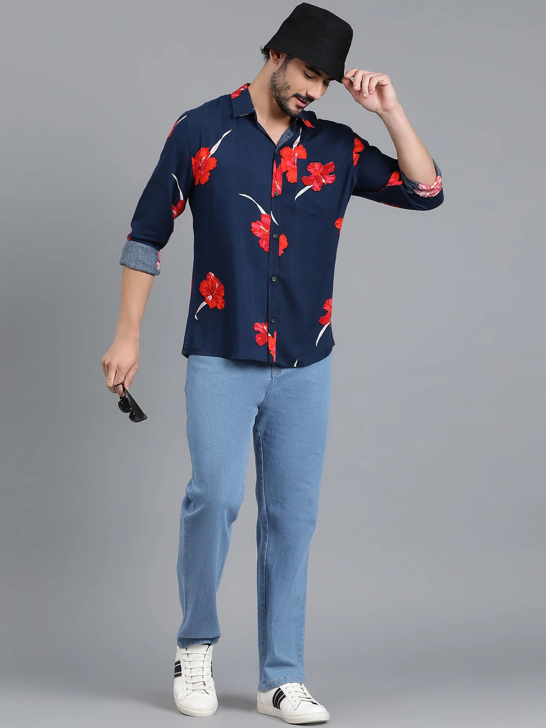 KOTTY Men Printed Casual Multicolor Shirt