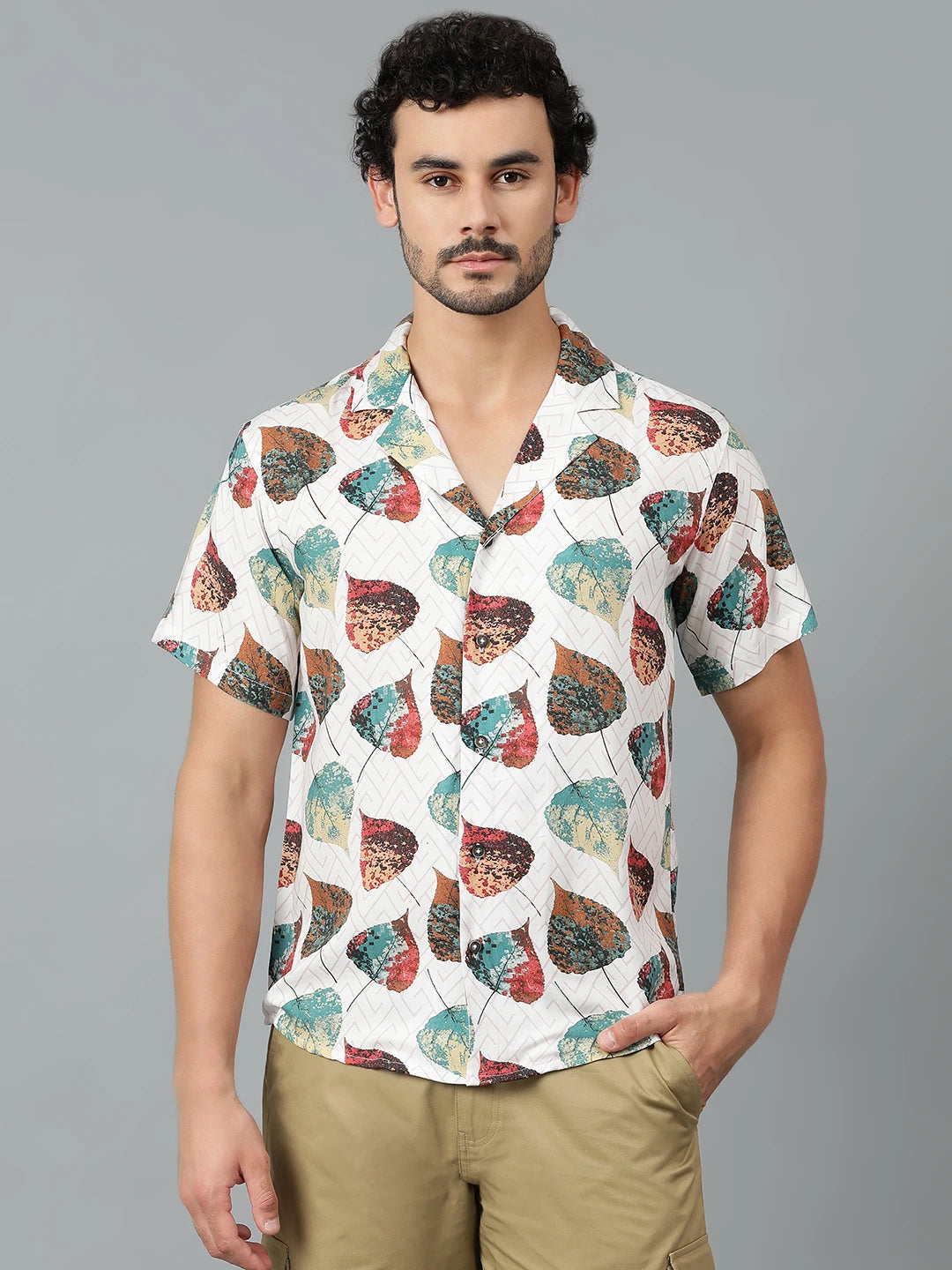 KOTTY Men Printed Casual Multicolor Shirt