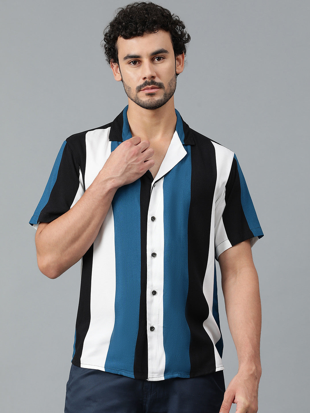 KOTTY Men Printed Casual Multicolor Shirt