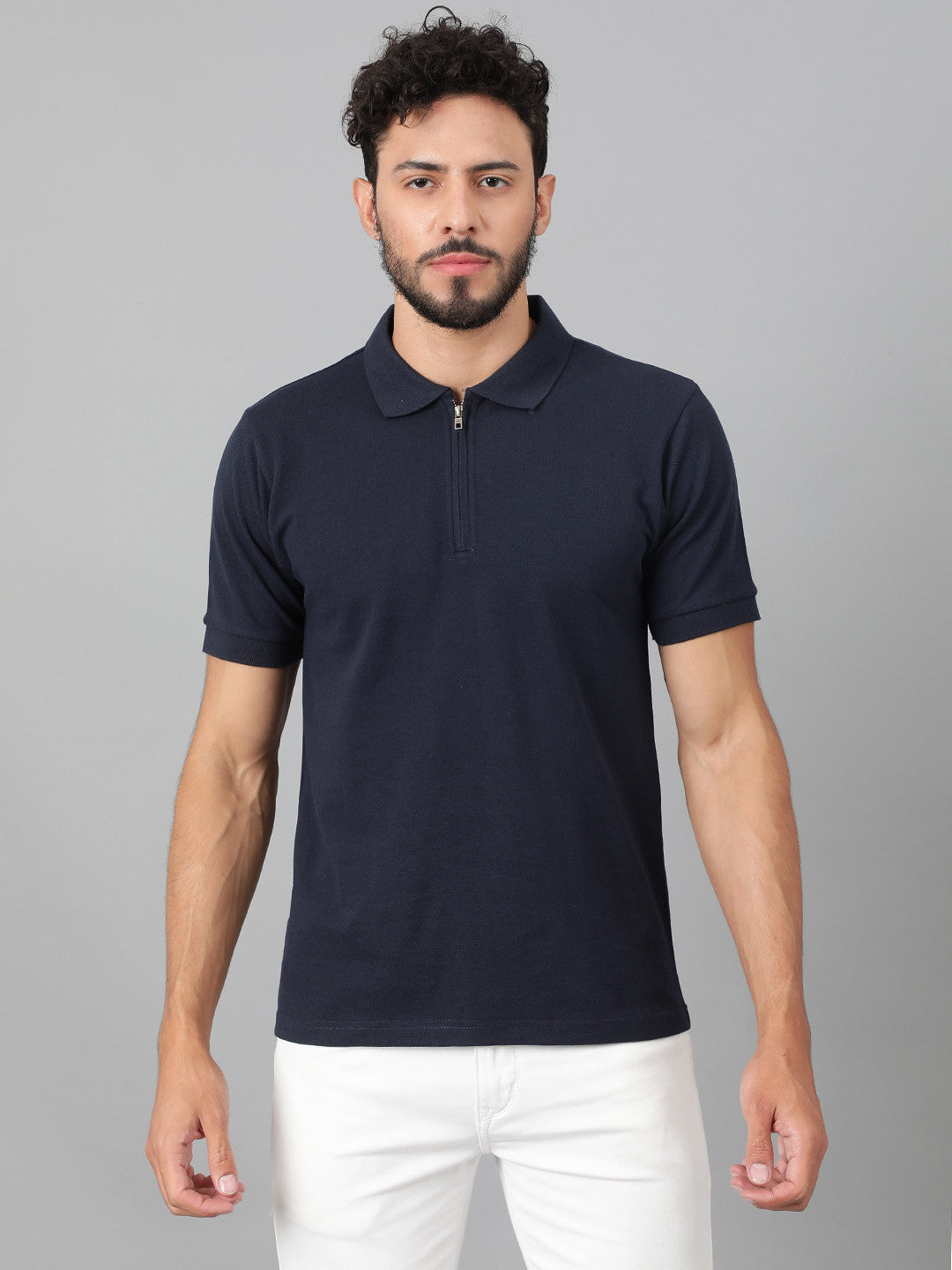 KOTTY Colorblock Men Polo Neck Multicolor T-Shirt